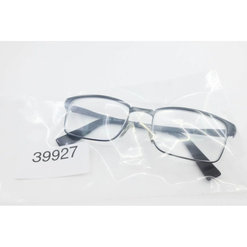 Trussardi VTR165K Eyeglasses Matte Navy Blue Rectangular 54-18-145 COL.0C07